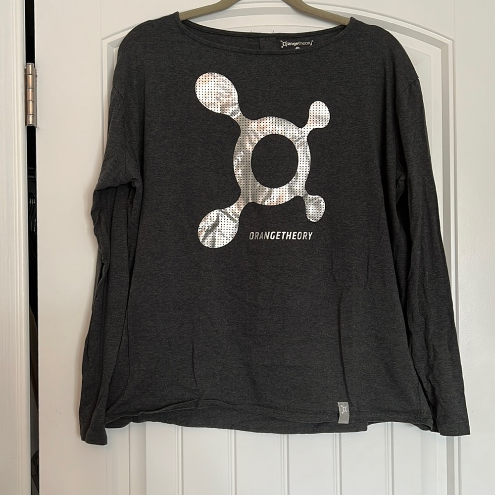 Orangetheory Metallic Splat Long Sleeve